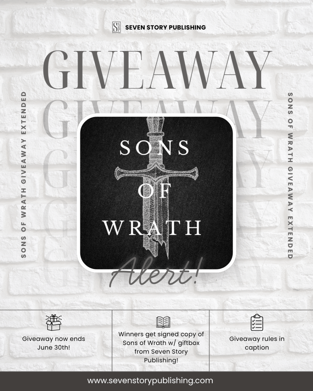 Breaking News: Giveaway Extended!